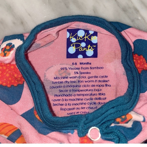 Like New! Kickee Pants Lotus Sushi Ruffle Coverall - Picture 2 of 3